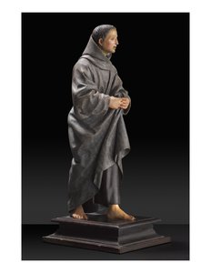 San Diego of Alcala, ca. 1665-70 (polykromt tre)